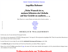 Tablet Screenshot of angelika-rabauer.de